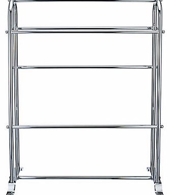 John Lewis Chrome Finish Towel Horse