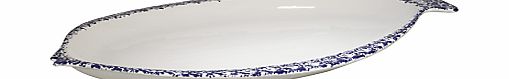 John Lewis Coastal Fish Platter, Large, Blue