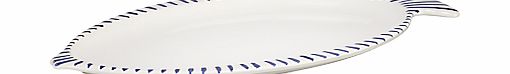 John Lewis Coastal Fish Platter, Small, Blue