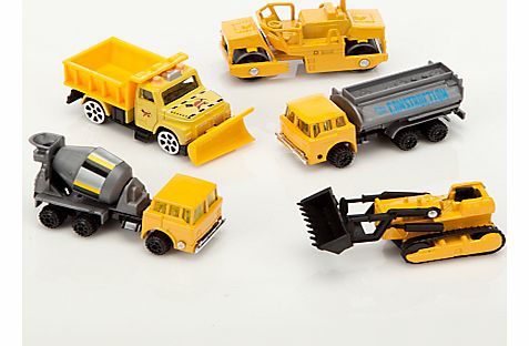 John Lewis Construction Vehicles, Pack of 5
