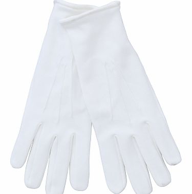 John Lewis Cotton Dress Gloves, White
