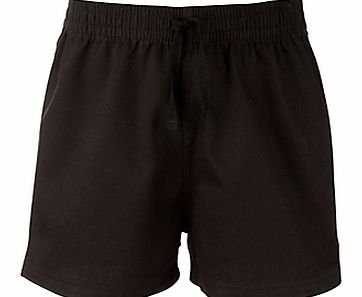 Cotton PE Shorts, Black