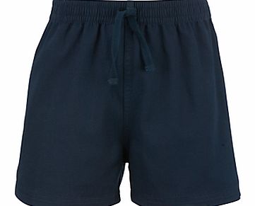 John Lewis Cotton PE Shorts, Navy