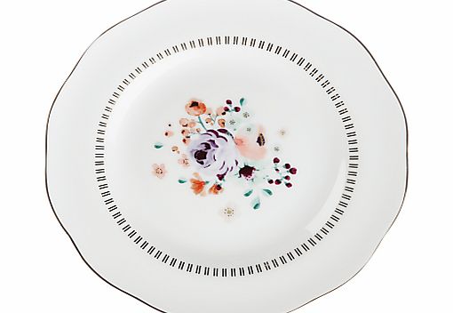 Country Parlour Floral Tea Plate, Multi
