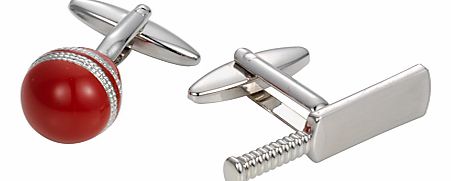John Lewis Cricket Cufflinks