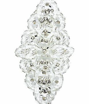John Lewis Crystal Applique Tulle, Oval