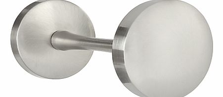 Curtain Holdback, Brushed Steel