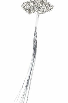 John Lewis Diamante Stones on Wire, Pack of 6