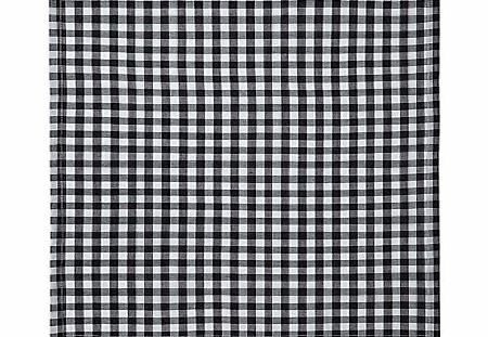 John Lewis Diner Check Napkins, Set of 4, Black