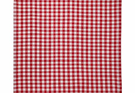 John Lewis Diner Check Napkins, Set of 4, Red