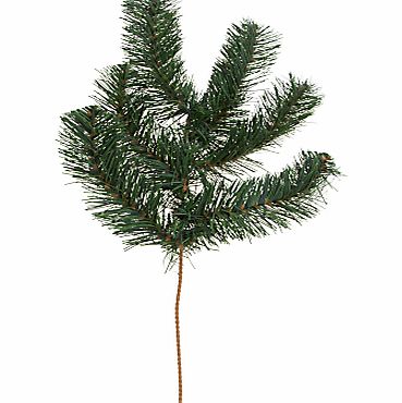 John Lewis Douglas Branch Sprig, 40cm, Green