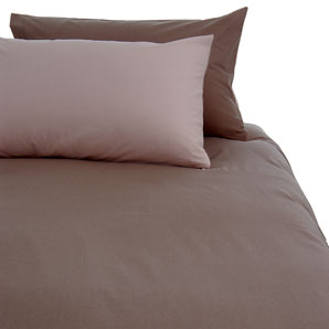 john lewis Duo Duvet Cover- Nutmeg / Orchid- Single