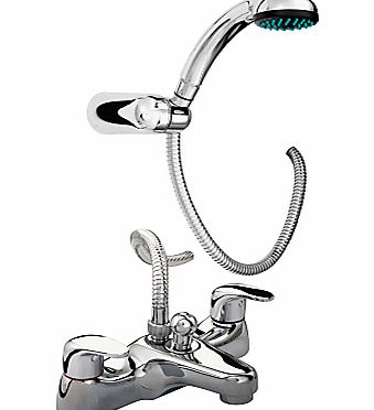 John Lewis Ellen Deck Bath Shower Mixer with Kit