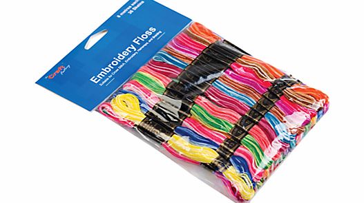 John Lewis Embroidery Floss, 36 Skeins, Rainbow
