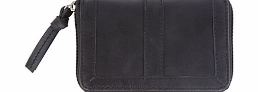 John Lewis Emma Leather Zip-Around Coin Purse