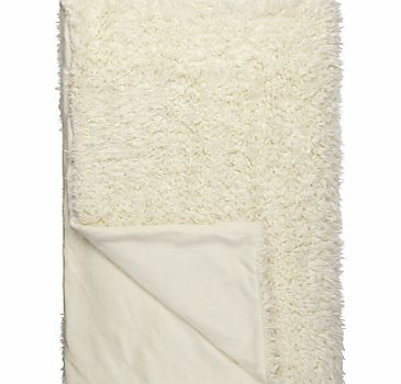 Faux Shearling Woolly Throw