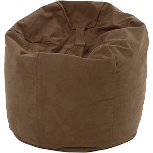 Faux Suede Beanbag, Coffee