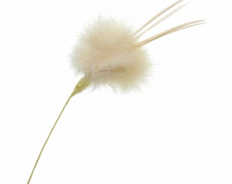 John Lewis Feather Flower, Cream