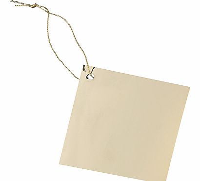 John Lewis Foil Gift Tags, Pack of 10