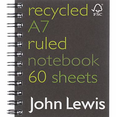 FSC Recycled Notebook, A7
