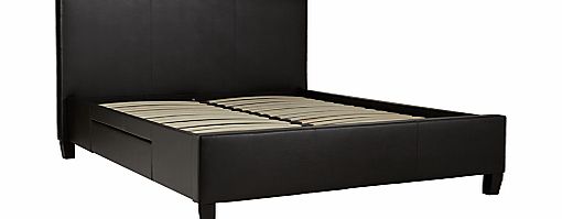 John Lewis Genoa Storage Bed, Chocolate, Kingsize