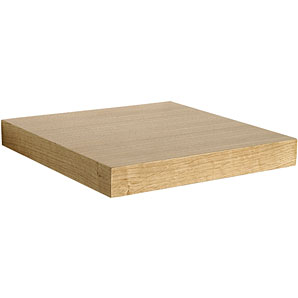 john lewis Geo Chunky Square Shelves- Set of 3- Oak