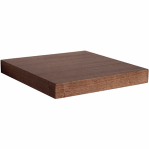 john lewis Geo Chunky Square Shelves- Set of 3- Walnut