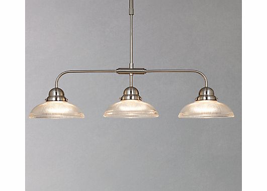 John Lewis George Ribbed Glass Bar Pendant, 3