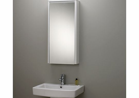 John Lewis Gloss Curve Single Mirrored Bathroom