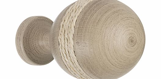 Grey Rope Ball Finial, Dia.35mm