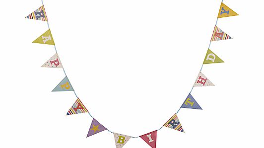 John Lewis Happy Birthday Bunting