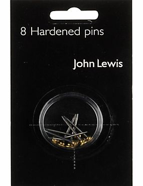 John Lewis Hardened Picture Pins, Pack of 8