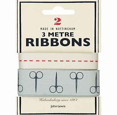 John Lewis Heritage 3m Ribbon, Pack of 2,