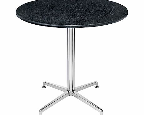 John Lewis HND Brigitte Granite Dining Table, Nero Bon