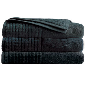 Hotel Hand Towel, Nero