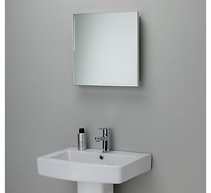 John Lewis Ice Single Mirrored Bathroom Cabinet