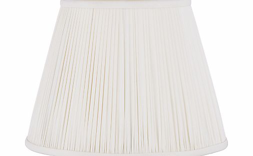 John Lewis Isadora Pleat Tall Tapered Shade, Ivory