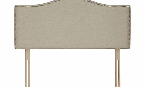 John Lewis Jennifer Headboard, Linen, Kingsize