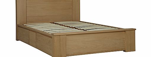 John Lewis Keep Oak Storage Bedstead, Double