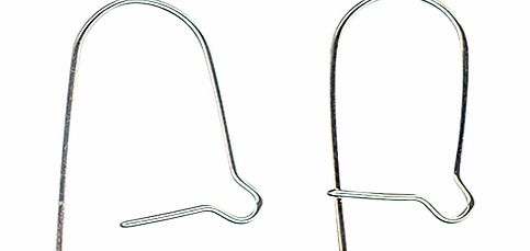 John Lewis Kidney Earwires, Pack of 20, Silver