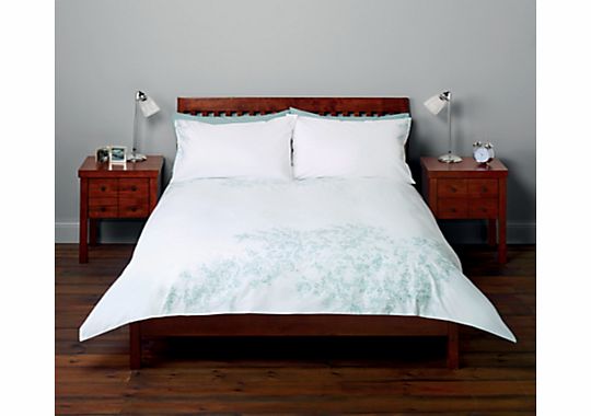 John Lewis Layla Duvet Cover, Duck Egg