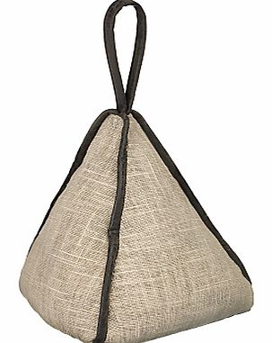 Linen Pyramid Door Stop
