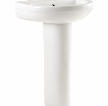 John Lewis Lyon Bathroom Sink Basin and Pedestal