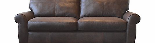 John Lewis Madison Large Cushion Leather Sofa