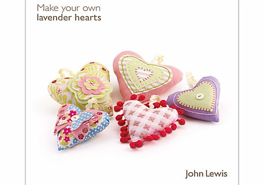 John Lewis Make Your Own Lavender Hearts Kit