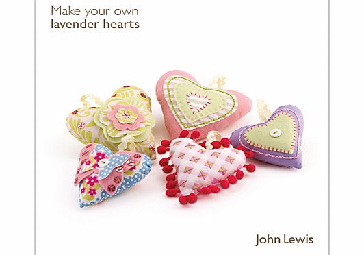 John Lewis Make Your Own Lavender Hearts Kit