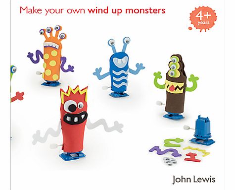 John Lewis Make Your Own Wind Up Monsters Kit