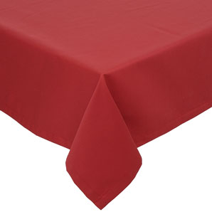 John Lewis Mezzo Tablecloth, Red, Round Dia.210cm