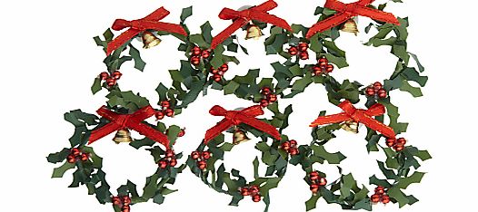 John Lewis Miniature Wreaths with Berries and