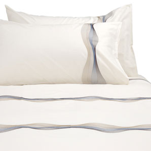 john lewis Mirage Duvet Cover- Oyster / Blue- Double
